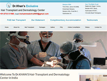Tablet Screenshot of besthairtransplant.in